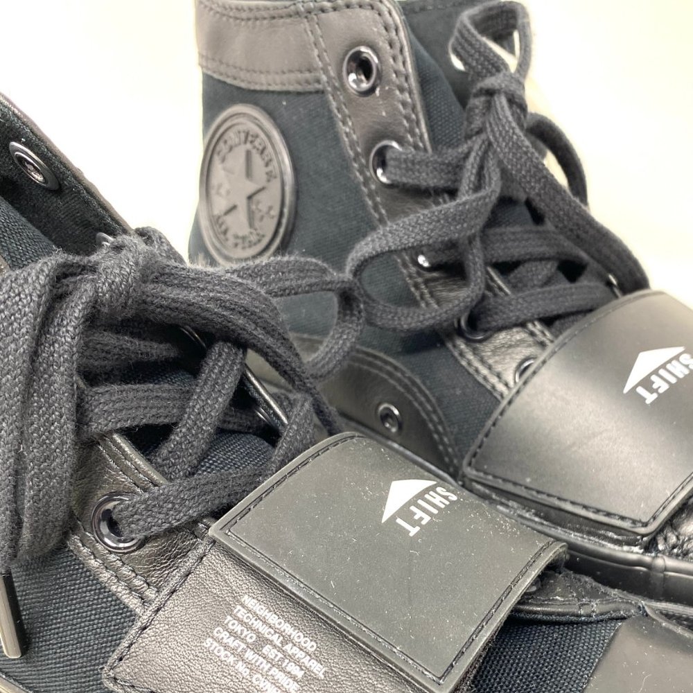 Converse Women's Size 165603C CTAS CHUCK 70 MOTO High Neighborhood Black Sneaker - Picture 4 of 10